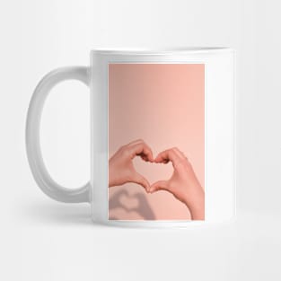 Heart Shaped Hands Mug